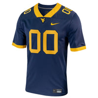 West Virginia Mountaineers Football Jersey, Navy Replica Sportswear Jersey Shirt, Lightweight Breathable Athletic Jersey, Casual Gift for Men