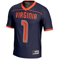 Virginia Cavaliers Lacrosse Jersey, Navy Sportswear Jersey Shirt, Lightweight Breathable Athletic Jersey, Casual Gift for Men, Style 201032029