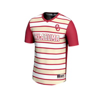 Oklahoma Sooners Soccer Jersey, Crimson Fashion Lightweight Sportswear Jersey Shirt, Lightweight Breathable Athletic Jersey, Casual Gift for Men