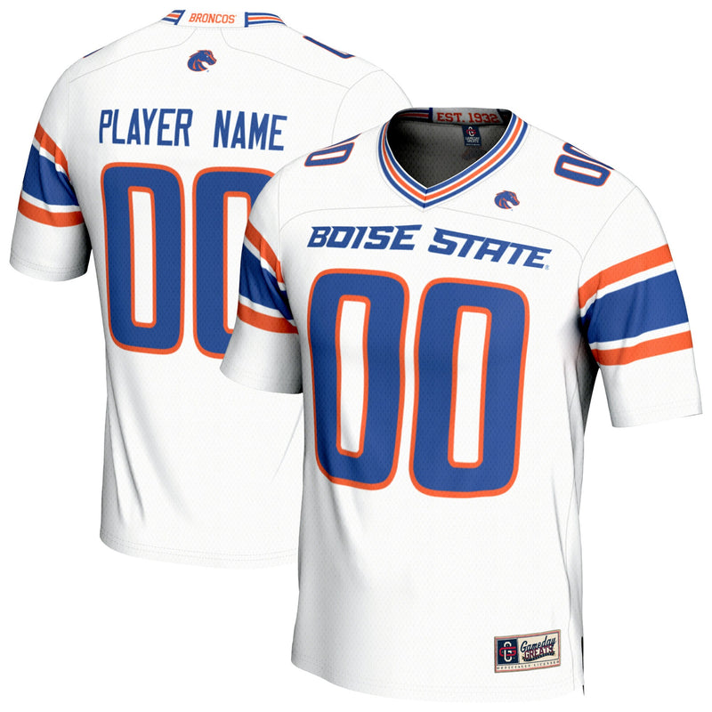 Boise State Broncos Football Jersey, White Sportswear Jersey Shirt, Lightweight Breathable Athletic Jersey, Casual Gift for Men, Style 203936382