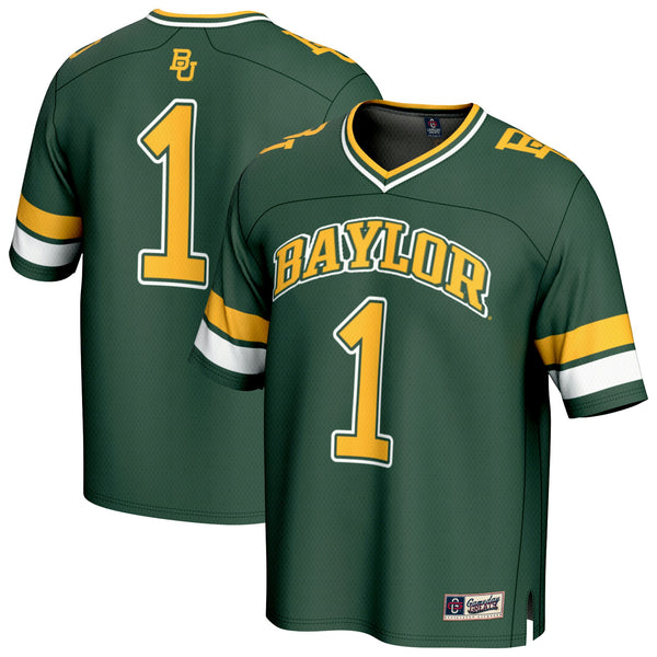 #1 Baylor Bears Collegiate Football Fashion Jersey - Green