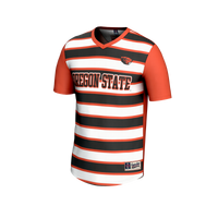 Oregon State Beavers Soccer Jersey, Orange/Black Fashion Sportswear Jersey Shirt, Lightweight Breathable Athletic Jersey, Casual Gift for Men