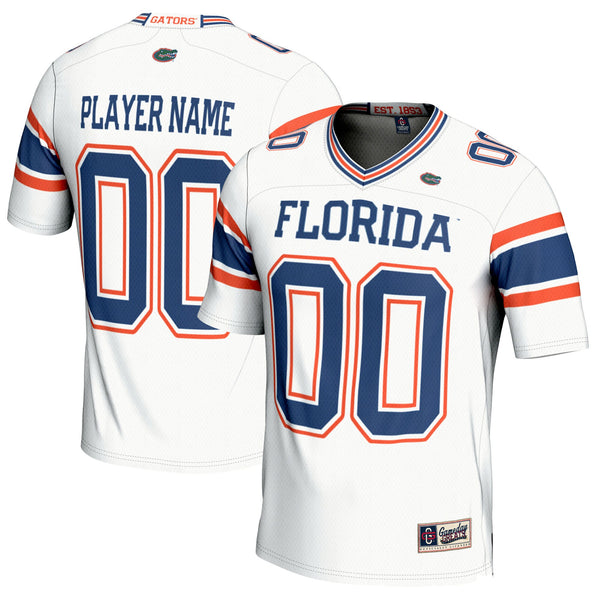 Florida Gators NIL Pick-A-Player Football Jersey - White