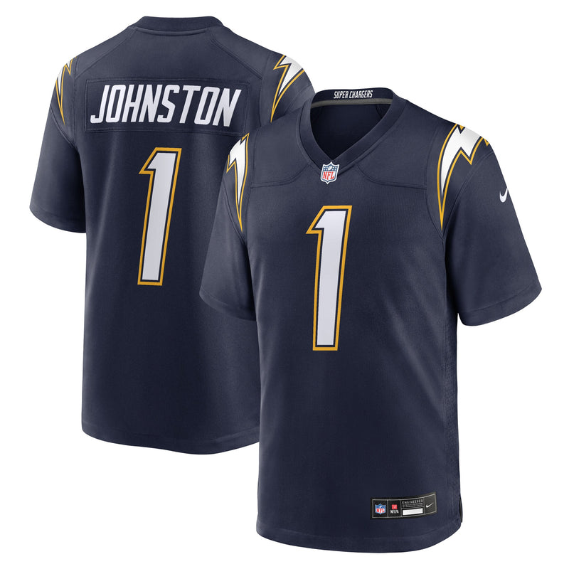 Quentin Johnston Los Angeles Chargers Football Jersey, Navy Sportswear Jersey Shirt, Lightweight Breathable Athletic Jersey, Casual Gift for Men
