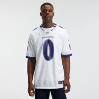 Roquan Smith Baltimore Ravens Football Jersey, White Game Sportswear Jersey Shirt, Lightweight Breathable Athletic Jersey, Casual Gift for Men