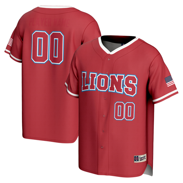 Loyola Marymount Lions NIL Pick-A-Player Lightweight Baseball Jersey - Red