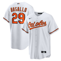 Samuel Basallo Baltimore Orioles Baseball Jersey, White Sportswear Jersey Shirt, Lightweight Breathable Athletic Jersey, Casual Gift for Men
