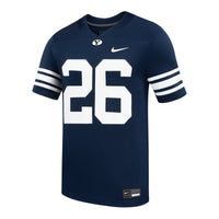 BYU Cougars Football Jersey, Navy Replica Home Sportswear Jersey Shirt, Lightweight Breathable Athletic Jersey, Casual Gift for Men