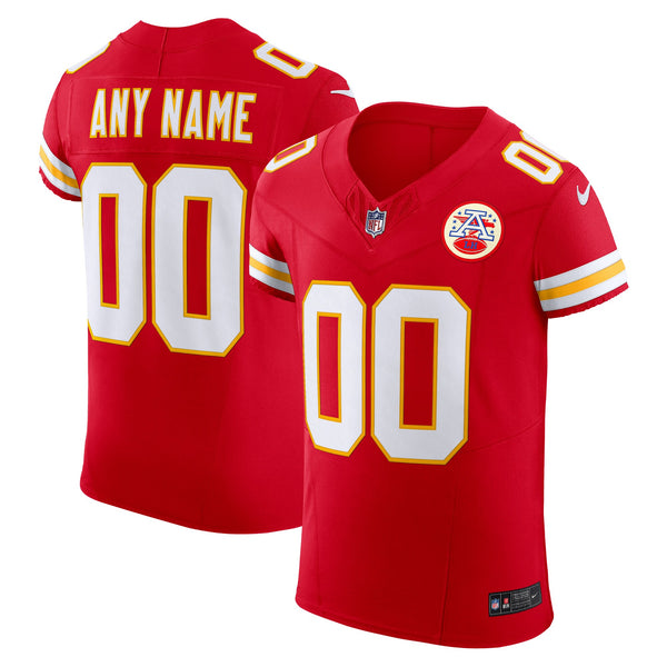 Kansas City Chiefs Red Elite Custom Jersey
