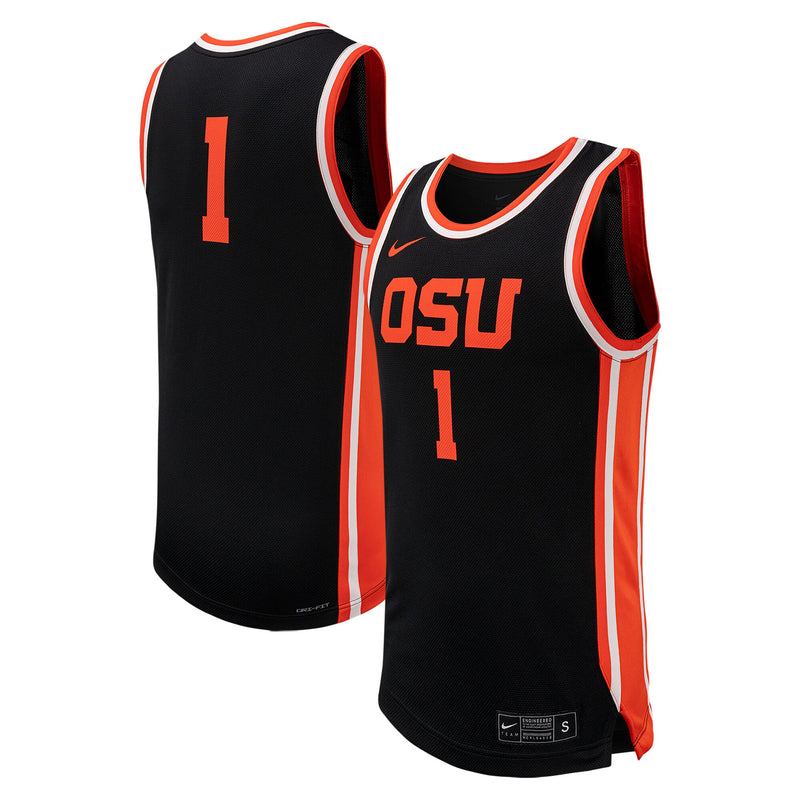 Oregon State Beavers Basketball Jersey, Black Sportswear Jersey Shirt, Sleeveless Athletic Tank Jersey, Casual Gift for Men, Style 200398438