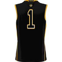 Missouri Tigers Basketball Jersey, Black Lightweight Sportswear Jersey Shirt, Sleeveless Athletic Tank Jersey, Casual Gift for Men