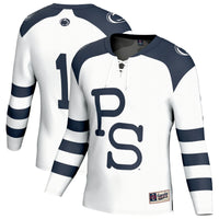 Penn State Nittany Lions Hockey Jersey, White Sportswear Jersey Shirt, Long Sleeve Hockey Sweater Jersey, Casual Gift for Men, Style 203579912