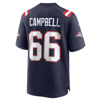 Will Campbell New England Patriots Football Jersey, Navy Sportswear Jersey Shirt, Lightweight Breathable Athletic Jersey, Casual Gift for Men