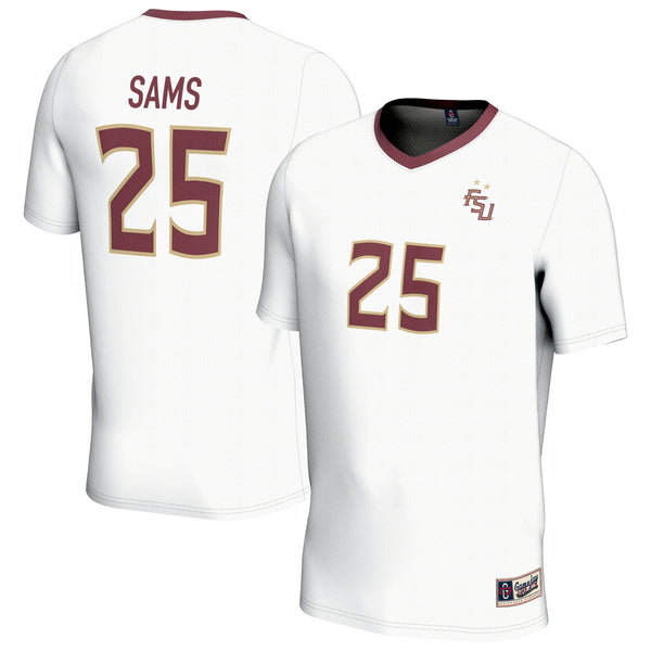 Emily Sams Florida State Seminoles Soccer Fashion Jersey - White