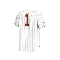 Charleston Cougars Baseball Jersey, White Fashion Sportswear Jersey Shirt, Lightweight Breathable Athletic Jersey, Casual Gift for Men