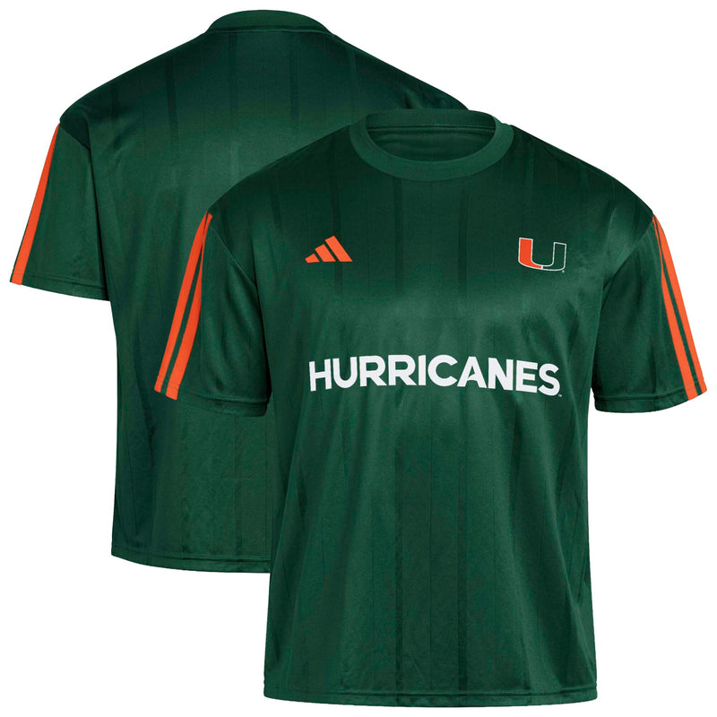 Miami Hurricanes Soccer Jersey, Green Fashion Sportswear Jersey Shirt, Lightweight Breathable Athletic Jersey, Casual Gift for Men