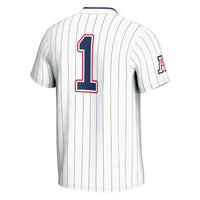 Arizona Wildcats Softball Jersey, White Fashion Lightweight Sportswear Jersey Shirt, Lightweight Breathable Athletic Jersey, Casual Gift for Men