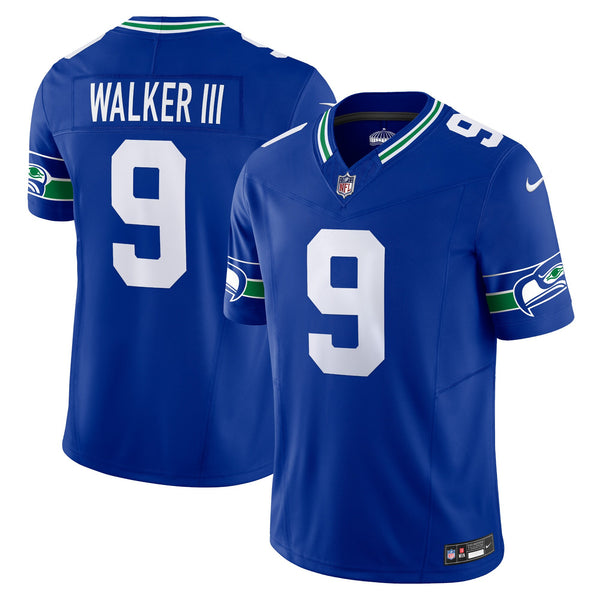 Seattle Seahawks Kenneth Walker III Royal Limited Jersey