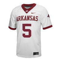 Arkansas Razorbacks Football Jersey, White Sportswear Jersey Shirt, Lightweight Breathable Athletic Jersey, Casual Gift for Men