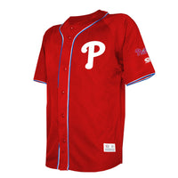 Philadelphia Phillies Baseball Jersey, Red Fashion Sportswear Jersey Shirt, Lightweight Breathable Athletic Jersey, Casual Gift for Men