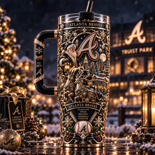 ATL Midnight Christmas - Ornamental Holiday Tumbler - main