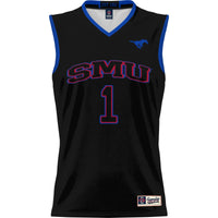 SMU Mustangs Basketball Jersey, Black Lightweight Sportswear Jersey Shirt, Sleeveless Athletic Tank Jersey, Casual Gift for Men