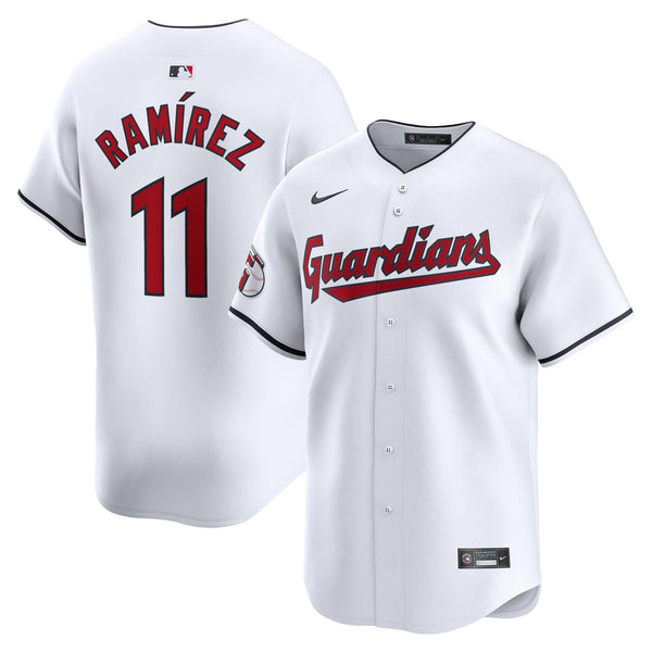 Cleveland Guardians Jose Ramirez White Home Limited Player Jersey