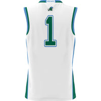 Tulane Green Wave Lightweight Basketball Jersey, White Sportswear Jersey Shirt, Sleeveless Athletic Tank Jersey, Casual Gift for Men