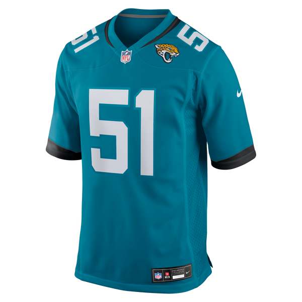 Jacksonville Jaguars Ventrell Miller Teal Game Jersey