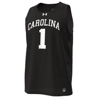 South Carolina Gamecocks Basketball Jersey, Black Sportswear Jersey Shirt, Sleeveless Athletic Tank Jersey, Casual Gift for Men, Style 203401026