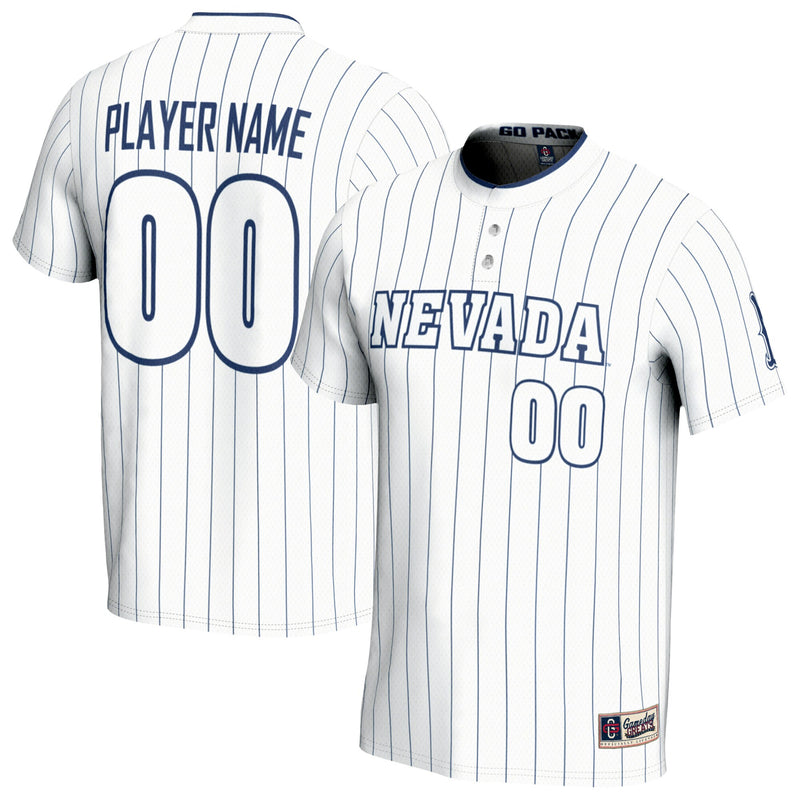 Nevada Wolf Pack Softball Jersey, White Sportswear Jersey Shirt, Lightweight Breathable Athletic Jersey, Casual Gift for Men, Style 203645280