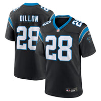 AJ Dillon Carolina Panthers Football Jersey, Black Game Sportswear Jersey Shirt, Lightweight Breathable Athletic Jersey, Casual Gift for Men