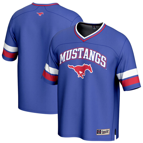 SMU Mustangs Football Jersey - Royal