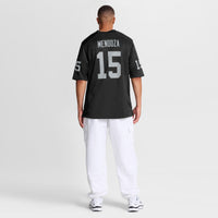 Fernando Mendoza Las Vegas Raiders Football Jersey, Black Sportswear Jersey Shirt, Lightweight Breathable Athletic Jersey, Casual Gift for Men