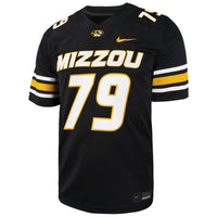Missouri Tigers Football Jersey, Black Sportswear Jersey Shirt, Lightweight Breathable Athletic Jersey, Casual Gift for Men, Style 203521959