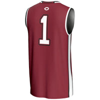 UChicago Maroons Basketball Jersey, Maroon Lightweight Sportswear Jersey Shirt, Sleeveless Athletic Tank Jersey, Casual Gift for Men