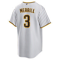 Jackson Merrill San Diego Padres Baseball Jersey, Sportswear Jersey Shirt, Lightweight Athletic Jersey, Casual Gift for Men, Style 201454312
