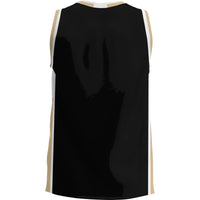 Wofford Terriers Basketball Jersey, Gold Lightweight Sportswear Jersey Shirt, Sleeveless Athletic Tank Jersey, Casual Gift for Men