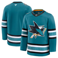 San Jose Sharks Hockey Jersey, Teal Premium Sportswear Jersey Shirt, Long Sleeve Hockey Sweater Jersey, Casual Gift for Men, Style 202015754