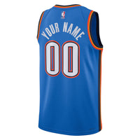 Oklahoma City Thunder Basketball Jersey, Swingman Sportswear Jersey Shirt, Sleeveless Athletic Tank Jersey, Casual Gift for Men, Style 13304079