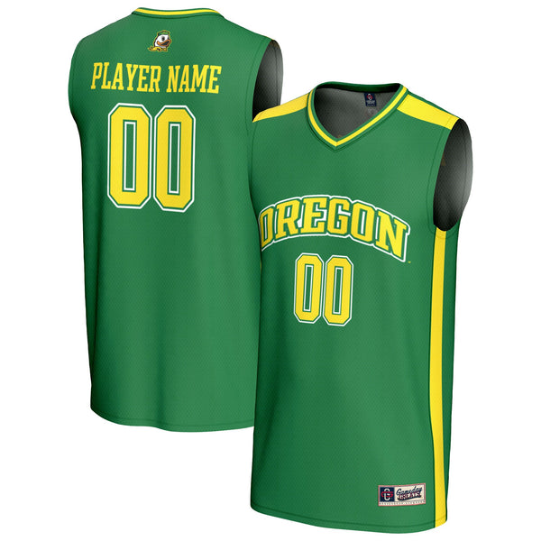 Oregon Ducks NIL Pick-A-Player Lightweight Basketball Fashion Jersey - Green