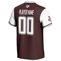 Texas A&M Aggies Softball Jersey, Maroon Lightweight Sportswear Jersey Shirt, Lightweight Breathable Athletic Jersey, Casual Gift for Men