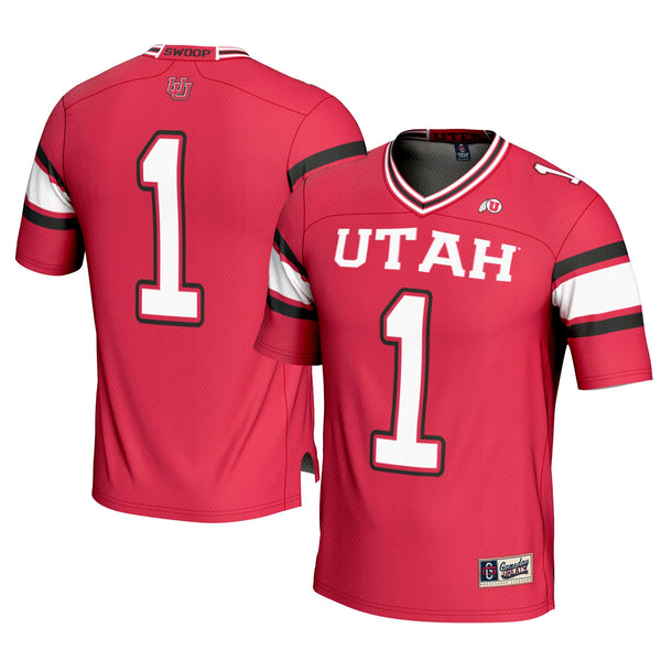 #1 Utah Utes Football Jersey - Cardinal