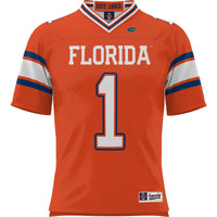 Florida Gators Football Jersey, Orange Sportswear Jersey Shirt, Lightweight Breathable Athletic Jersey, Casual Gift for Men, Style 200425279