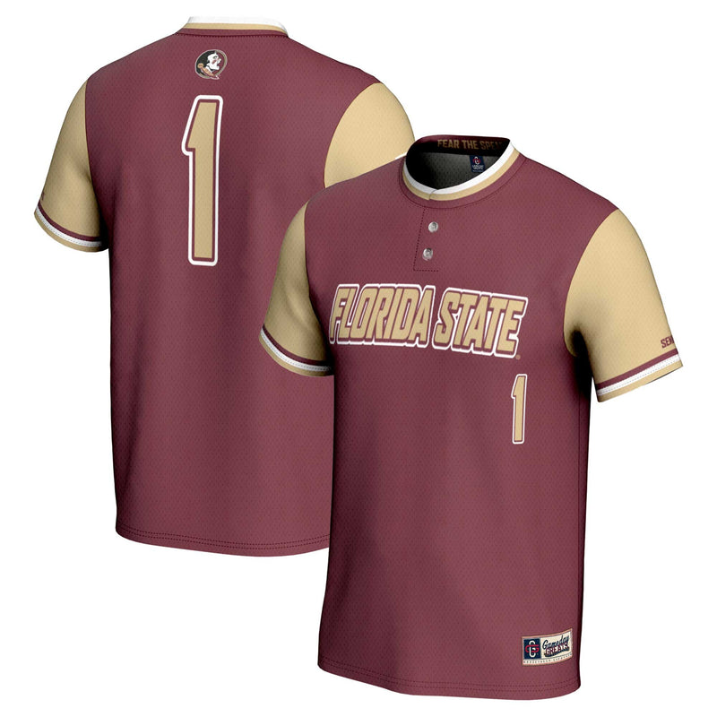 Florida State Seminoles Softball Jersey, Sportswear Jersey Shirt, Lightweight Breathable Athletic Jersey, Casual Gift for Men, Style 201254665