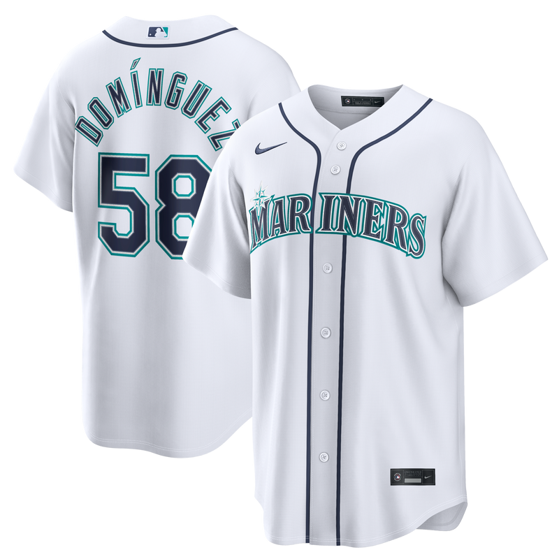 Seranthony Domínguez Seattle Mariners Baseball Jersey, Sportswear Jersey Shirt, Lightweight Breathable Athletic Jersey, Casual Gift for Men