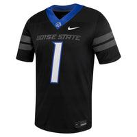 Boise State Broncos Football Jersey, Black Sportswear Jersey Shirt, Lightweight Breathable Athletic Jersey, Casual Gift for Men
