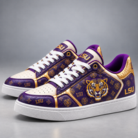 LSU - Purple, Gold and the Tiger's Steady Gaze