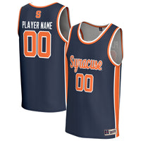 Syracuse Orange Basketball Jersey, Navy Lightweight Sportswear Jersey Shirt, Sleeveless Athletic Tank Jersey, Casual Gift for Men