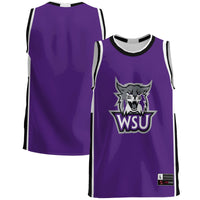 Weber State Wildcats Basketball Jersey, Purple Lightweight Sportswear Jersey Shirt, Sleeveless Athletic Tank Jersey, Casual Gift for Men